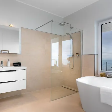 בית נופש Blue Horizon - Mit Freiem Meerblick Und Kaminofen *