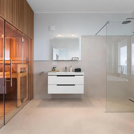 בית נופש Blue Horizon - Mit Freiem Meerblick Und Kaminofen