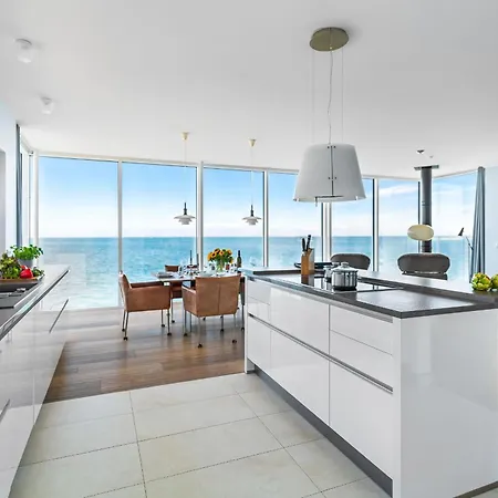 בית נופש Blue Horizon - Mit Freiem Meerblick Und Kaminofen *